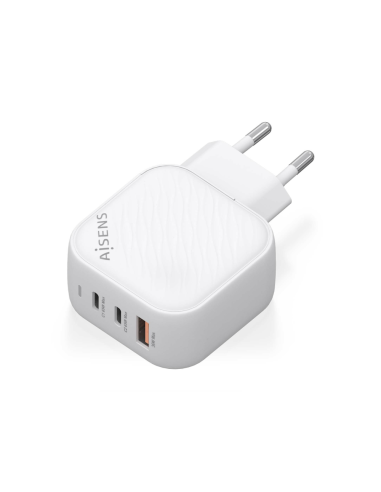 AISENS ASCH-65W3P026-W cargador de dispositivo móvil Universal Corriente alterna Carga rápida Interior