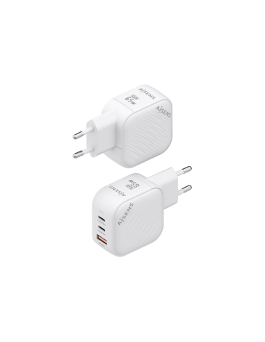 AISENS ASCH-65W3P026-W cargador de dispositivo móvil Universal Corriente alterna Carga rápida Interior
