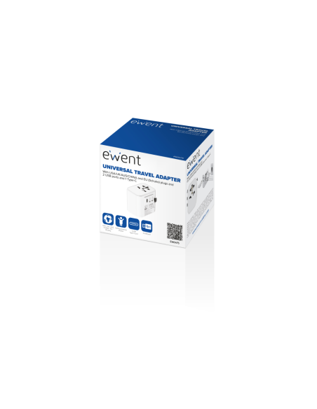 Ewent EW1475 cargador de dispositivo móvil Blanco