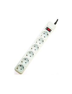 Gembird SPG6-B-10C limitador de tensión 6 salidas AC 3 m