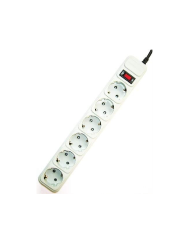Gembird SPG6-B-10C limitador de tensión 6 salidas AC 3 m