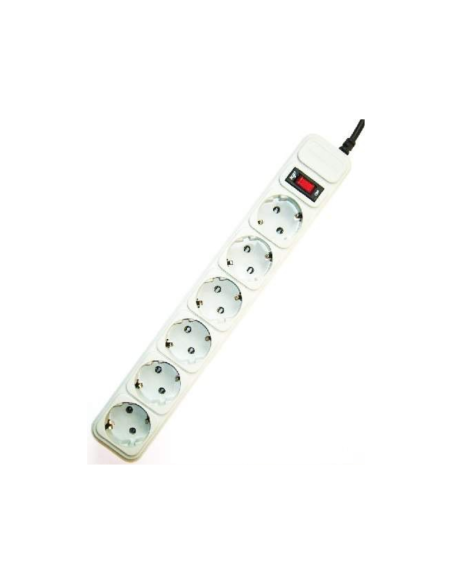 Gembird SPG6-B-10C limitador de tensión 6 salidas AC 3 m