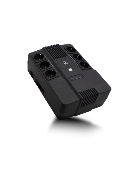 Ewent EW3945 sistema de alimentación ininterrumpida (UPS) Línea interactiva 0,6 kVA 360 W 1 salidas AC