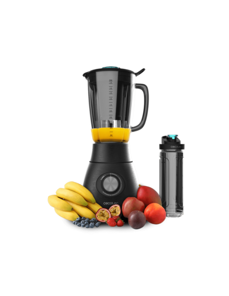 Cecotec Power Black Titanium 1800 Go 1,8 L Batidora de vaso 1800 W Negro