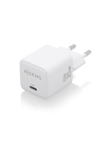 AISENS ASCH-30W1P035-W cargador de dispositivo móvil Universal Corriente alterna Carga rápida Interior