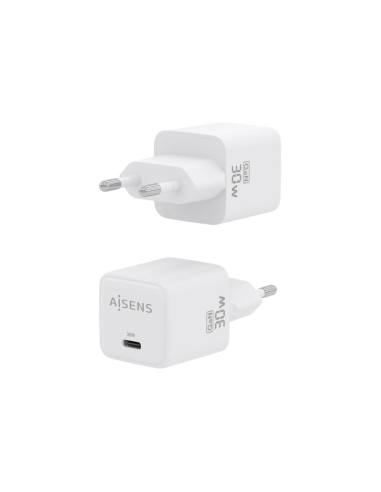 AISENS ASCH-30W1P035-W cargador de dispositivo móvil Universal Corriente alterna Carga rápida Interior