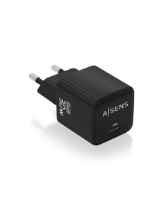 AISENS ASCH-30W1P036-BK cargador de dispositivo móvil Universal Corriente alterna Carga rápida Interior 2