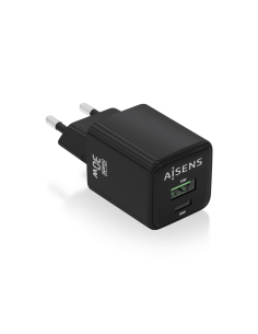 AISENS ASCH-30W2P038-BK cargador de dispositivo móvil Universal Corriente alterna Carga rápida Interior 2