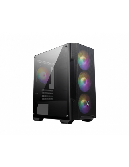 MSI MAG Forge M100A Micro Torre Negro, Transparente