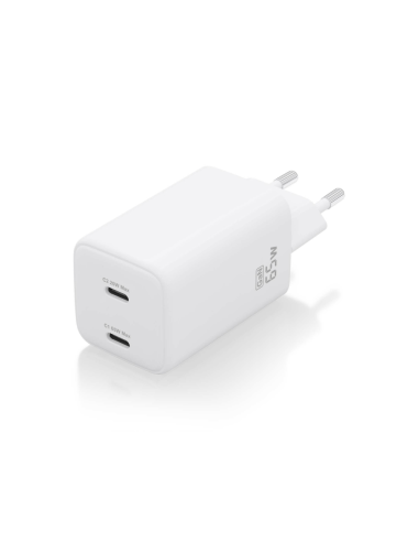 AISENS ASCH-65W2P039-W cargador de dispositivo móvil Universal Corriente alterna Carga rápida Interior