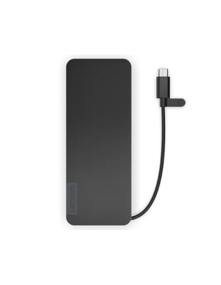 Lenovo 4X11N40212 base para portátil y replicador de puertos Alámbrico USB 3.2 Gen 1 (3.1 Gen 1) Type-C Negro