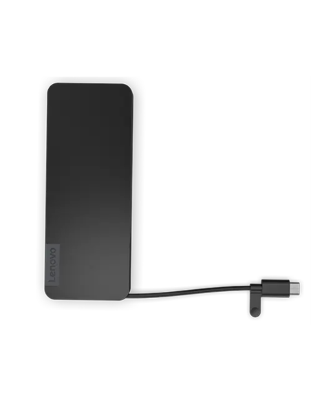 Lenovo 4X11N40212 base para portátil y replicador de puertos Alámbrico USB 3.2 Gen 1 (3.1 Gen 1) Type-C Negro