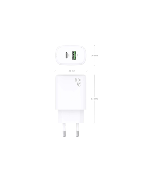 AISENS A110-0909 cargador de dispositivo móvil Universal Corriente alterna Carga rápida Interior