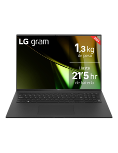 LG Gram 17Z90S Intel Core Ultra 7 155H Portátil 43,2 cm (17") WQXGA 16 GB LPDDR5-SDRAM 512 GB SSD Wi-Fi 6E (802.11ax) Windows 11 2