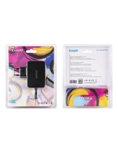 TooQ TQLC-USBCGAN45PD cargador de dispositivo móvil Portátil, Universal Corriente alterna Interior