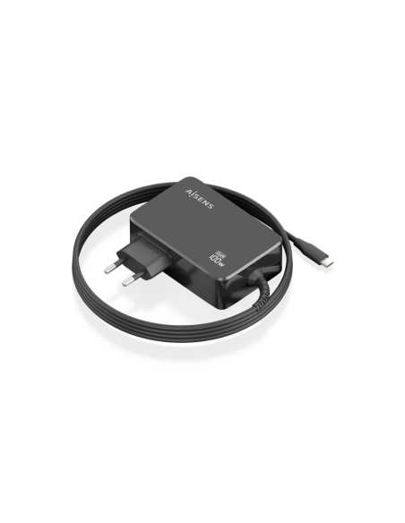 AISENS ASCH-1PD100WL50-BK cargador de dispositivo móvil Cámara digital, GPS, Teléfono móvil, Portátil, Smartphone, Tableta, Univ