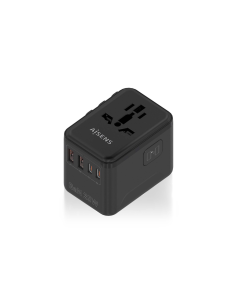 AISENS ASPS-2A2C08-BK cargador de dispositivo móvil Corriente alterna Carga rápida Interior
