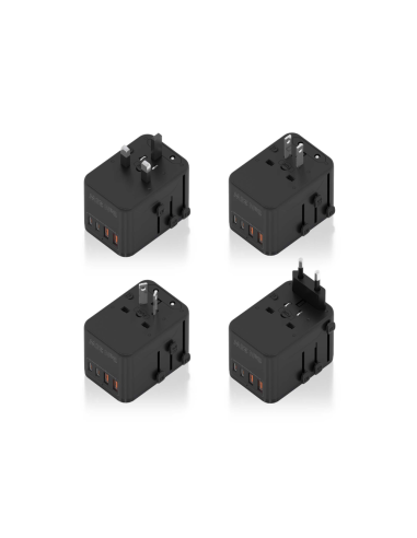 AISENS ASPS-2A2C08-BK cargador de dispositivo móvil Corriente alterna Carga rápida Interior