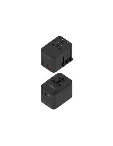 AISENS ASPS-2A3C09-BK cargador de dispositivo móvil Corriente alterna Carga rápida Interior