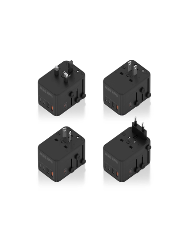 AISENS ASPS-2A3C09-BK cargador de dispositivo móvil Corriente alterna Carga rápida Interior