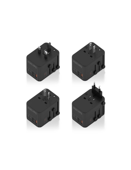 AISENS ASPS-2A3C09-BK cargador de dispositivo móvil Corriente alterna Carga rápida Interior