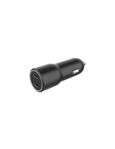 Gembird TA-UC-C2PD40-CAR-01 cargador de dispositivo móvil Universal Negro Encendedor de cigarrillos Carga rápida Auto