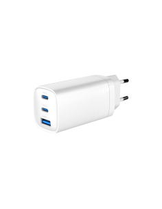 Gembird TA-UC-PDQC65-01-W cargador de dispositivo móvil Universal Blanco Corriente alterna Carga rápida Interior