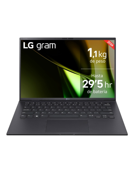 LG Gram 14Z90S Intel Core Ultra 7 155H Portátil 35,6 cm (14") Full HD 32 GB LPDDR5-SDRAM 1 TB SSD Wi-Fi 6E (802.11ax) Windows 11
