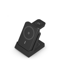 AISENS ASCH-15W4WC064-BK cargador de dispositivo móvil Auriculares, Smartphone, Reloj inteligente Cargador inalámbrico Interior 2