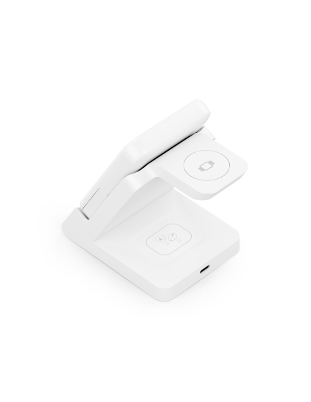 AISENS ASCH-15W4WC063-W cargador de dispositivo móvil Auriculares, Smartphone, Reloj inteligente Cargador inalámbrico Interior