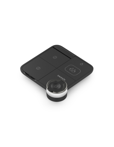 AISENS ASCH-15W4WC062-BK cargador de dispositivo móvil Auriculares, Smartphone, Reloj inteligente Cargador inalámbrico Interior