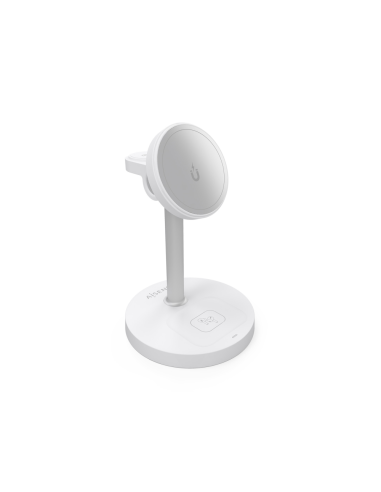 AISENS ASCH-15W3WC065-W cargador de dispositivo móvil Auriculares, Smartphone, Reloj inteligente Cargador inalámbrico Interior