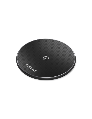AISENS ASCH-15W1WC058-BK cargador de dispositivo móvil Smartphone Cargador inalámbrico Interior