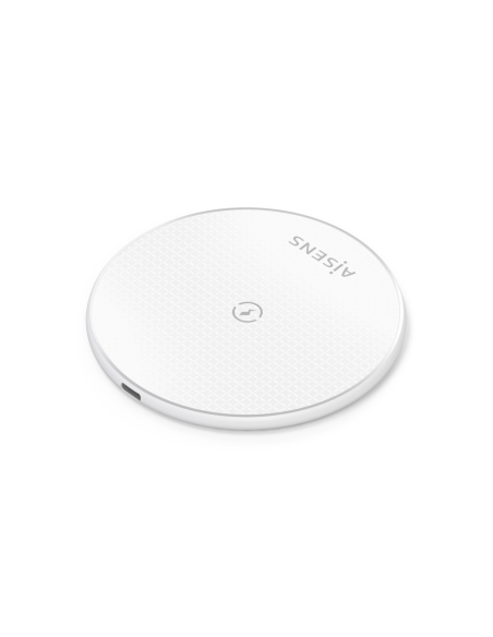 AISENS ASCH-15W1WC057-W cargador de dispositivo móvil Smartphone Cargador inalámbrico Interior