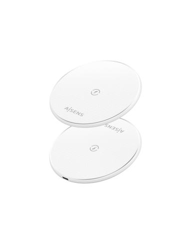 AISENS ASCH-15W1WC057-W cargador de dispositivo móvil Smartphone Cargador inalámbrico Interior