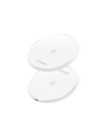 AISENS ASCH-15W1WC057-W cargador de dispositivo móvil Smartphone Cargador inalámbrico Interior