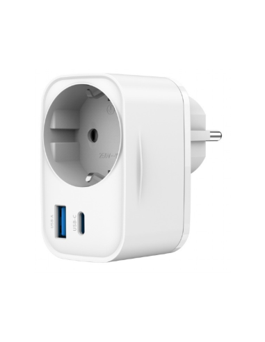 Gembird TA-ACPDQC20-01-W cargador de dispositivo móvil Universal Blanco Corriente alterna Carga rápida Interior