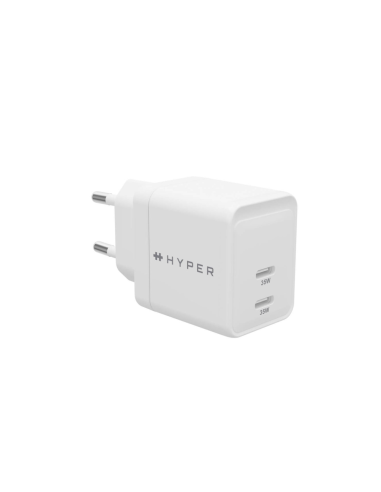 HYPER HJG35EU cargador de dispositivo móvil Auriculares, Auriculares, Smartphone, Ver Blanco Corriente alterna Carga rápida Inte