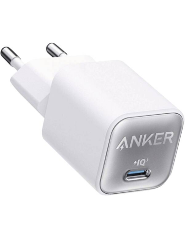 Anker A2337G21 cargador de dispositivo móvil Universal Blanco Corriente alterna Carga rápida Interior