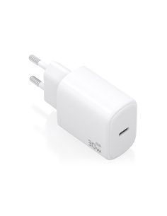 AISENS Cargador GaN 30W, 1xUSB-C PD3.0, Blanco 2