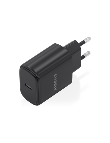 AISENS Cargador GaN 30W, 1xUSB-C PD3.0, Negro