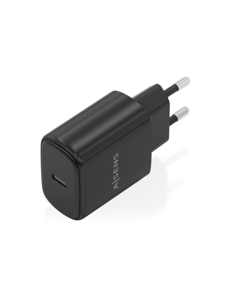 AISENS Cargador GaN 30W, 1xUSB-C PD3.0, Negro