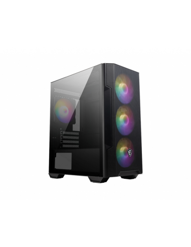MSI MAG Forge M100R Midi Tower Negro, Transparente