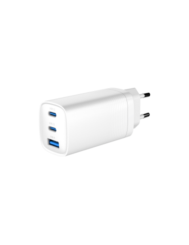 Gembird TA-UC-PDQC65-01-W cargador de dispositivo móvil Universal Blanco Corriente alterna Carga rápida Interior