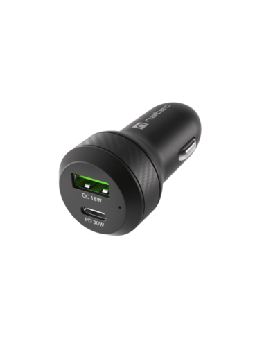 NATEC Coney Universal Negro Encendedor de cigarrillos Carga rápida Auto