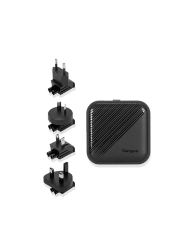 Targus APA803GL cargador de dispositivo móvil Universal Negro Corriente alterna Carga rápida Interior