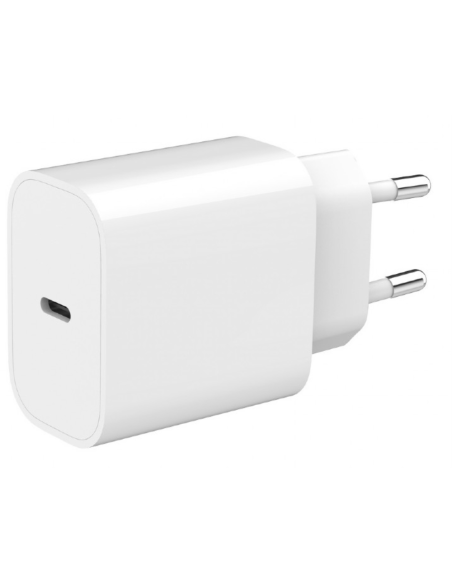 Gembird TA-UC-PD20-01-W cargador de dispositivo móvil Smartphone Blanco Corriente alterna Carga rápida Interior
