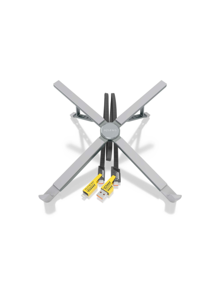 AISENS ASUC-4P021-GR base para portátil y replicador de puertos Alámbrico USB 3.2 Gen 1 (3.1 Gen 1) Type-C