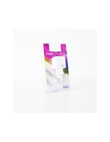 TooQ Cargador de Pared USB-C PD20W, Blanco