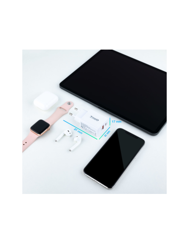 TooQ TQWC-2SC04WT cargador de dispositivo móvil Universal Blanco Corriente alterna Carga rápida Interior